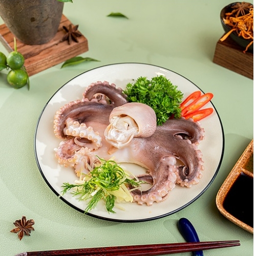 Bạch tuộc hấp gừng