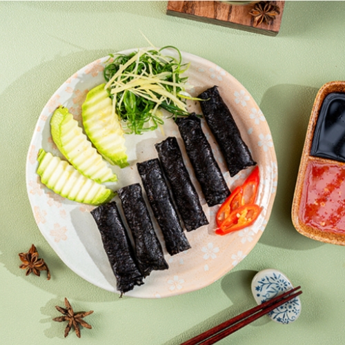 Rong biển cuộn nhân tôm